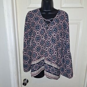 Abercrombie&fitch flowy blouse size Medium